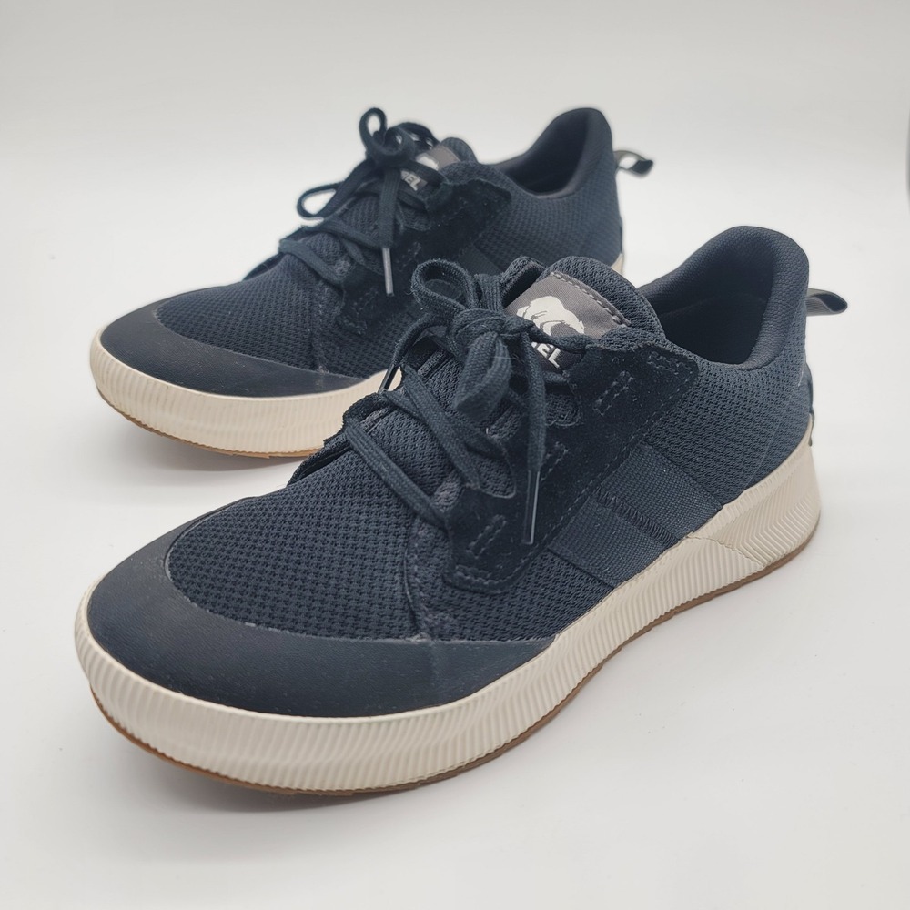 Sorel Out N About III Low Waterproof‎ Sneakers Womens 9 Black NL4860 Shoes